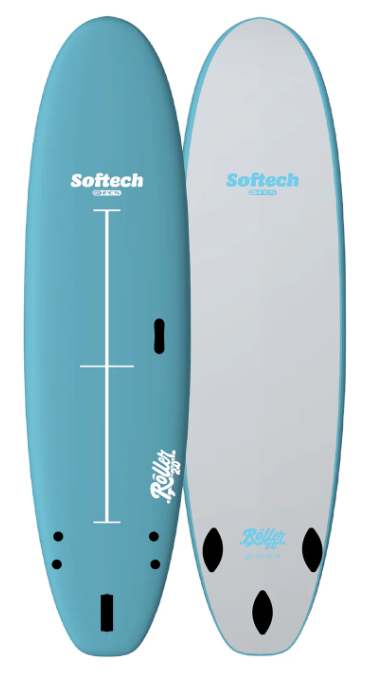 Softech Roller 2.0 foam surfboard, sea foam teal