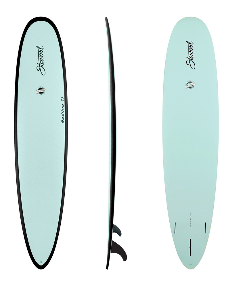 Stewart Hydrocush Redline 11 surfboard, sea foam green